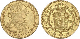 SPANISH MONARCHY: CHARLES III
1 Escudo. 1787. MADRID. D.V. 3,37 grs. . AC-1370. MBC/MBC+.