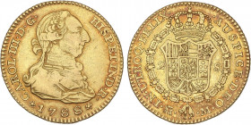 SPANISH MONARCHY: CHARLES III
2 Escudos. 1788. MADRID. M. 6,66 grs. (Leves golpecitos). AC-1578. MBC.