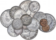 PESETA SYSTEM: LOTS
Lote 19 monedas 1 Céntimo a 5 Pesetas. 1870 a 1906. GOBIERNO PROVISIONAL, ALFONSO XII y ALFONSO XIII. Incluye: 2x1 Céntimo 1906 (...
