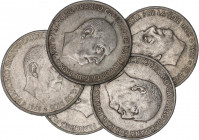 PESETA SYSTEM: ESTADO ESPAÑOL
Lote 50 monedas 100 Pesetas. 1966 (*19-66, 19-67 y 19-68). A EXAMINAR. EBC- a EBC+.