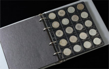 WORLD COINS: GERMANY
Lote 73 monedas 5 Marcos. AR. Incluye toda la serie de 5 Marcos desde 1951 hasta 1974. Cada fecha contiene todas sus cecas acuña...