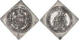 WORLD COINS: AUSTRIAN STATES
1/9 Thaler. 1666. GUIDOBALD. SALZBURGO. 3,03 grs. AR. Tipo Klippe. KM-180. MBC+.
