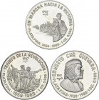 WORLD COINS: CUBA
Lote 3 monedas 10 Pesos. 1987. AR. Triunfo de la Revolución. Ernesto Che Guevara. En marcha hacia la victoria. Tirada: 2000 piezas....