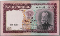 WORLD BANK NOTES
100 Escudos. 19 Diciembre 1961. PORTUGAL. Pedro Nunes. Pick-165a. EBC-.