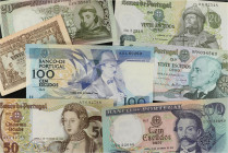 WORLD BANK NOTES
Lote 7 billetes 20 Centavos, 20 (3), 50 y 100 (2) Escudos. 1922 a 1986. PORTUGAL. Todos diferentes. Pick-100,167,169173,174b176,179a...