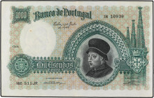 WORLD BANK NOTES
1.000 Escudos. 1938. PORTUGAL. (Reparaciones). RARO. Pick-152. MBC+.