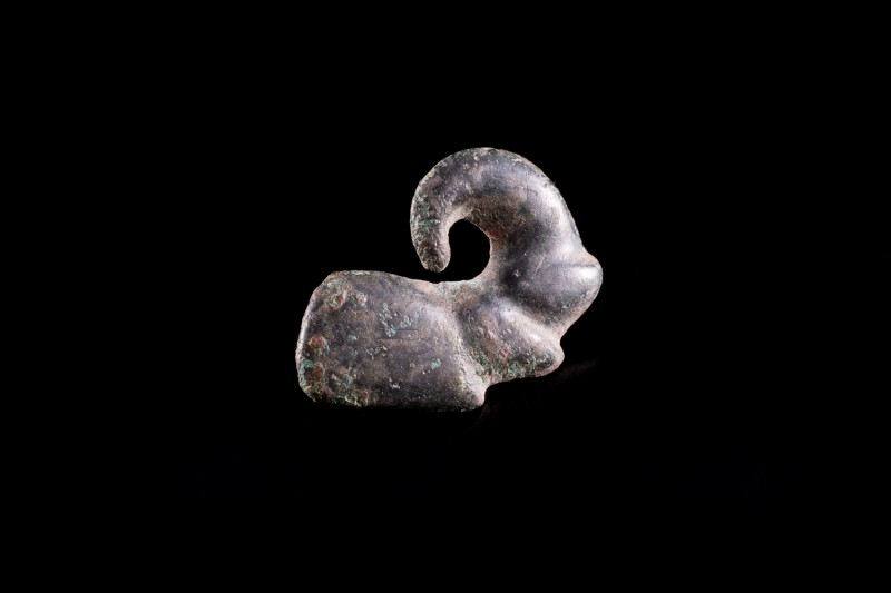 Scythian, Bronze Belt Mount in form of a stinger (?). c. 5th - 3rd century BC (3...
