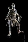 Roman Bronze Figure of Diana, c. 2nd-3rd century AD (10,7cm). Diana standing, wearing tunic and sandals, hair tied up; quiver on back. Excellent prese...