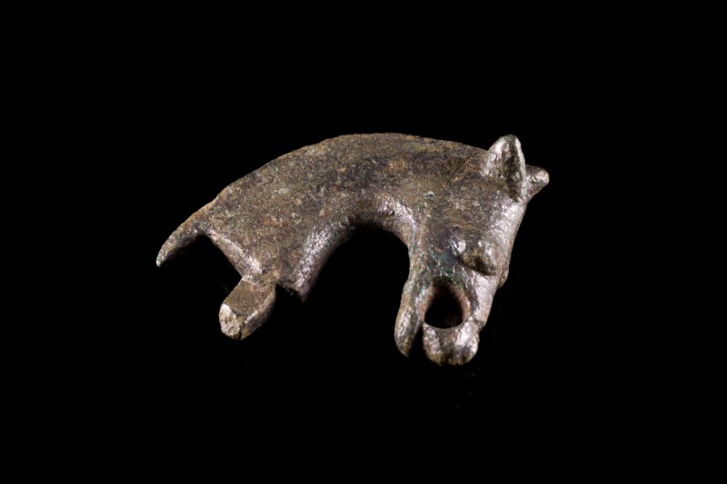 Roman Bronze Decorative Element in shape of Horse Head, c. 2nd-3rd century AD (3...