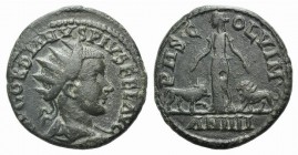 Gordian III (238-244). Moesia Superior, Viminacium. Æ (23mm, 6.87g, 1h), year 4 (242/3). Radiate, draped and cuirassed bust r., seen from behind. R/ M...