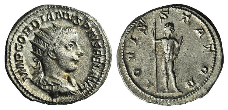 Gordian III (238-244). AR Antoninianus (22mm, 4.87g, 12h). Rome, c. 241-3. Radia...