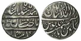 India, Mughal Empire, c. 18th century. AR Rupee (23mm, 11.30g). VF