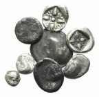 Lot of 8 Greek AR coins, to be catalog. Lot sold as it, no return