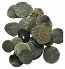 Lot of 25 ancient and medieval coins to be catalog.Lot sold as it, no returns