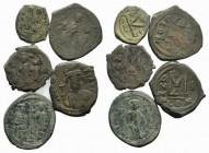 Lot of 5 Byzantine AE to be catalog. Lot sold as it, no returns