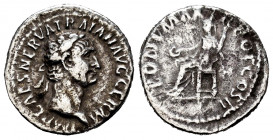 Nerva. Denarius. 98-99 AD. Rome. (Ric-12). (Seaby-302). Rev.: PONT MAX TR POT COS II. Ag. 2,73 g. Almost VF/Choice F. Est...35,00. 


 SPANISH DESC...