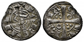 The Crown of Aragon. Jaime I (1213-1276). Dinero. Barcelona. (Cru-310.1). Ve. 0,83 g. VF. Est...30,00. 


 SPANISH DESCRIPTION: Corona de Aragón. J...