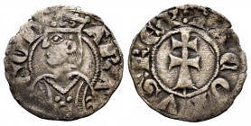 The Crown of Aragon. Jaime II (1291-1327). Dinero. Jaca (Huesca). (Cru-364). (Cru C.G-2182). Ve. 0,85 g. VF. Est...25,00. 


 SPANISH DESCRIPTION: ...