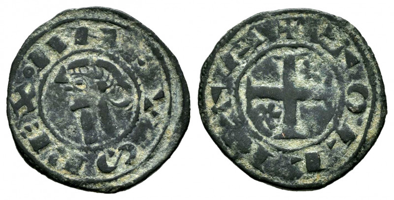 Kingdom of Castille and Leon. Alfonso I (1109-1126). Dinero. Toledo. (Bautista-4...