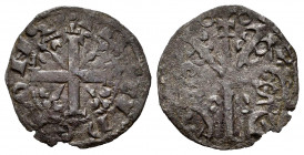 Kingdom of Castille and Leon. Alfonso IX (1188-1230). Dinero. (Bautista-247). Ve. 0,61 g. Roundels mintmark. VF. Est...35,00. 


 SPANISH DESCRIPTI...