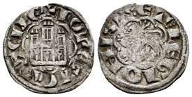 Kingdom of Castille and Leon. Alfonso X (1252-1284). Noven. Cuenca. (Abm-266.1). (Bautista-397). Ve. 0,70 g. Bowl below castle. VF/Almost VF. Est...25...