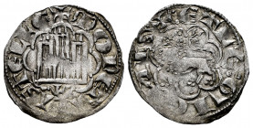 Kingdom of Castille and Leon. Alfonso X (1252-1284). Noven. Leon. (Abm-267). (Bautista-398). Ve. 0,85 g. L below the castle. Choice VF. Est...35,00. ...