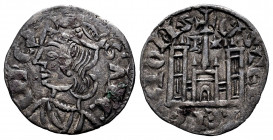 Kingdom of Castille and Leon. Sancho IV (1284-1295). Cornado. Burgos. (Bautista-427). Ve. 0,74 g. With B and star on both sides of the cross. Choice V...