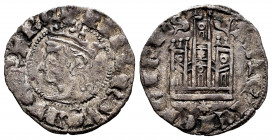 Kingdom of Castille and Leon. Alfonso XI (1312-1350). Cornado. Coruña. (Bautista-479.2). Ve. 0,72 g. With modern scallop below the castle. Choice VF. ...