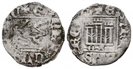 Kingdom of Castille and Leon. Enrique II (1368-1379). Noven. Zamora. (Bautista-676.2). Ve. 0,95 g. CA below the castle and C before the lion's paw. Al...
