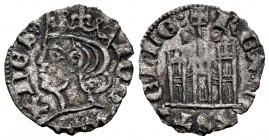 Kingdom of Castille and Leon. Juan I (1379-1390). Cornado. Segovia. (Bautista-749). Ve. 0,65 g. With S and E on both sides of the cross. Scarce. Almos...