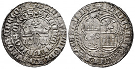 Kingdom of Castille and Leon. Juan I (1379-1390). 1 real. Sevilla. (Bautista-799, as Juan II). Ag. 3,47 g. XF. Est...400,00. 


 SPANISH DESCRIPTIO...