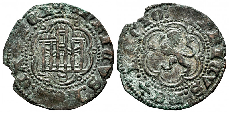 Kingdom of Castille and Leon. Enrique III (1390-1406). Blanca. Sevilla. (Abm-602...