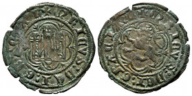 Kingdom of Castille and Leon. Enrique III (1390-1406). Blanca. Cuenca. (Abm-600). (Bautista-768 var). Anv.: + ENRICVS : DEI : GRACIA : R. Rev.: + ENRI...