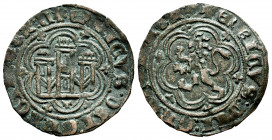 Kingdom of Castille and Leon. Enrique III (1390-1406). Blanca. Toledo. (Abm-603). (Bautista-770 var). Anv.: + ENRICVS : DEI : GRACIA : REX : C. Rev.: ...