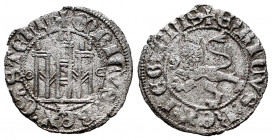 Kingdom of Castille and Leon. Enrique III (1390-1406). Noven. Toledo. (Abm-610). (Bautista-781.1). Ve. 0,88 g. T under the castle and roundels on the ...