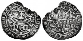 Kingdom of Castille and Leon. Enrique IV (1454-1474). 1 real. Segovia. (Bautista-905). 2,84 g. Planchet break. Choice VF/VF. Est...100,00. 


 SPAN...