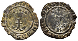 Catholic Kings (1474-1504). Blanca. Burgos. (Cal-3). (Rs-73). Ae. 0,98 g. Scallop on the legend on reverse. VF. Est...20,00. 


 SPANISH DESCRIPTIO...