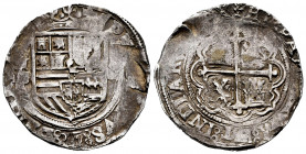 Philip II (1556-1598). 4 reales. México. (Cal-type 158). Ag. 13,58 g. Choice F. Est...70,00. 


 SPANISH DESCRIPTION: Felipe II (1556-1598). 4 real...