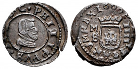 Philip IV (1621-1665). 4 maravedis. 1663. Madrid. S. (Cal-237). (Jarabo-Sanahuja-M454). Ae. 0,93 g. Choice VF. Est...20,00. 


 SPANISH DESCRIPTION...
