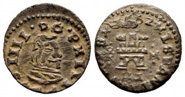 Philip IV (1621-1665). 4 maravedis. 1662. Trujillo. M. (Cal-280). Ae. 0,98 g. Mintmark on the left, assayer right. VF. Est...20,00. 


 SPANISH DES...