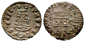 Philip IV (1621-1665). 4 maravedis. 1662. Trujillo. M. (Cal-280). Ae. 2,93 g. Mintmark on the left, assayer right. Choice VF/VF. Est...20,00. 


 S...