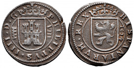 Philip IV (1621-1665). 8 maravedis. 1624. Segovia. (Cal-389). (Jarabo-Sanahuja-F273). Ae. 6,73 g. VF. Est...30,00. 


 SPANISH DESCRIPTION: Felipe ...