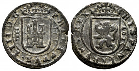 Philip IV (1621-1665). 8 maravedis. 1625. Segovia. (Cal-390). (Jarabo-Sanahuja-F274). Ae. 5,99 g. VF. Est...35,00. 


 SPANISH DESCRIPTION: Felipe ...