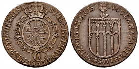 Elizabeth II (1833-1868). "Proclamation" medal. 1833. Segovia. (H-30). Ae. 6,15 g. Minor nicks. Choice VF. Est...30,00. 


 SPANISH DESCRIPTION: Is...