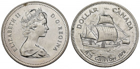 Canada. Elizabeth II. 1 dollar. 1979. (Km-124). Ag. 23,40 g. Proof like. UNC. Est...20,00. 


 SPANISH DESCRIPTION: Canadá. Elizabeth II. 1 dollar....