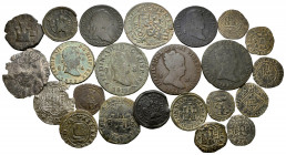 Lot of 23 coins from Enrique III to Isabel II. Great variety of values, mints and dates. Ae. TO EXAMINE. Almost F/Choice VF. Est...175,00. 


 SPAN...