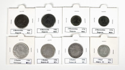 Lot with 8 Charles III coins, 4 copper and 4 silver. TO EXAMINE. Almost F/Choice F. Est...70,00. 


 SPANISH DESCRIPTION: Lote con 8 monedas de Car...