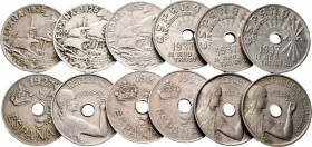 Lot of 12 coins of 25 cents, 1925 (3), 1927 (3), 1934 (3) and 1937 (3). TO EXAMINE. VF/XF. Est...60,00. 


 SPANISH DESCRIPTION: Lote de 12 monedas...