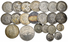 Lot of 22 coins from Portugal and Colonies. Great variety of values, Kings and dates, including some scarce and from colonies like Angola or Mozambiqu...