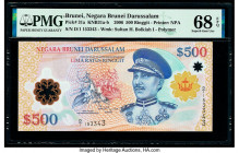 Brunei Negara Brunei Darussalam 500 Ringgit 2006 Pick 31a KNB31 PMG Superb Gem Unc 68 EPQ. 

HID09801242017

© 2020 Heritage Auctions | All Rights Res...